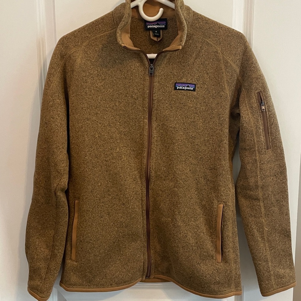 Patagonia Better Sweater Fleece Full Zip Jacket Grayling Brown Medium